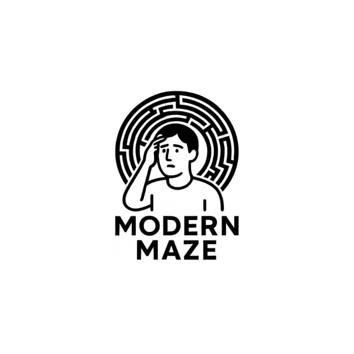 Modern Maze Logo